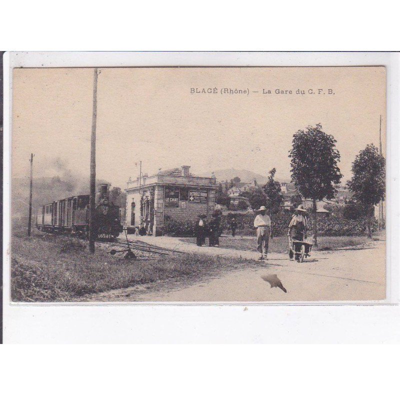 BLAGE: la gare du C.F.B. - très bon état