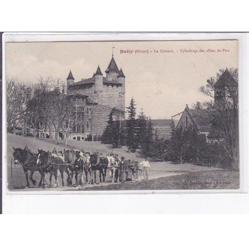 BULLY: le château, cylindrage des allées du parc - très bon état