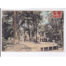 BEAUJEU: jeu de boules de l'hôtel du parc, rare en couleur -  état