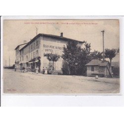 SAINT-VINCENT-DURETTE-QUINCIE: hôtel-restaurant nigay et route de beaujeu - état