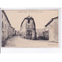 ALLIERES: rue centrale et rue de l'église - très bon état