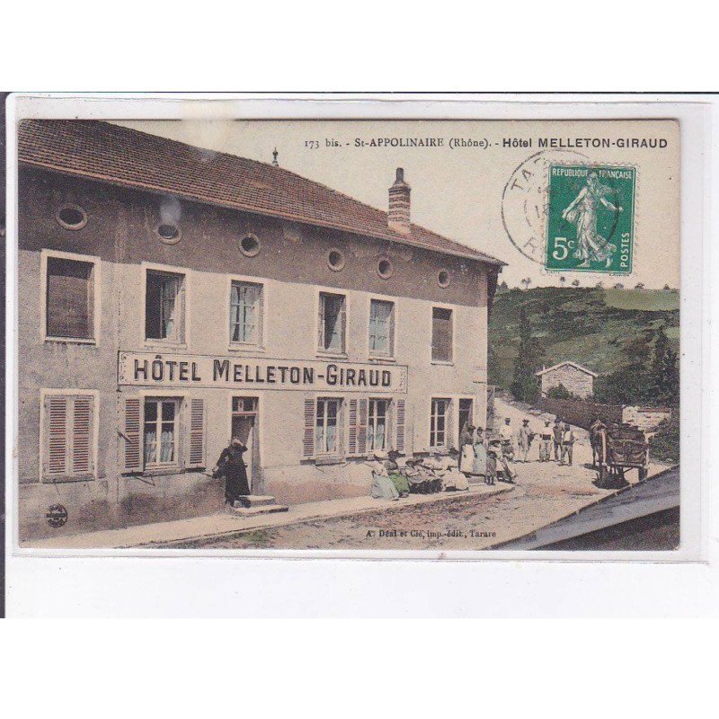 SAINT-APPOLINAIRE: hôtel melleton-giraud - très bon état