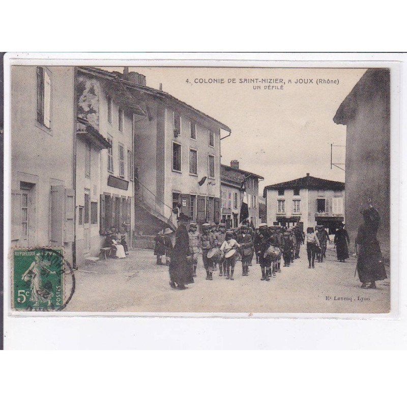 JOUX: colonie de saint-nizier, un défilé - très bon état