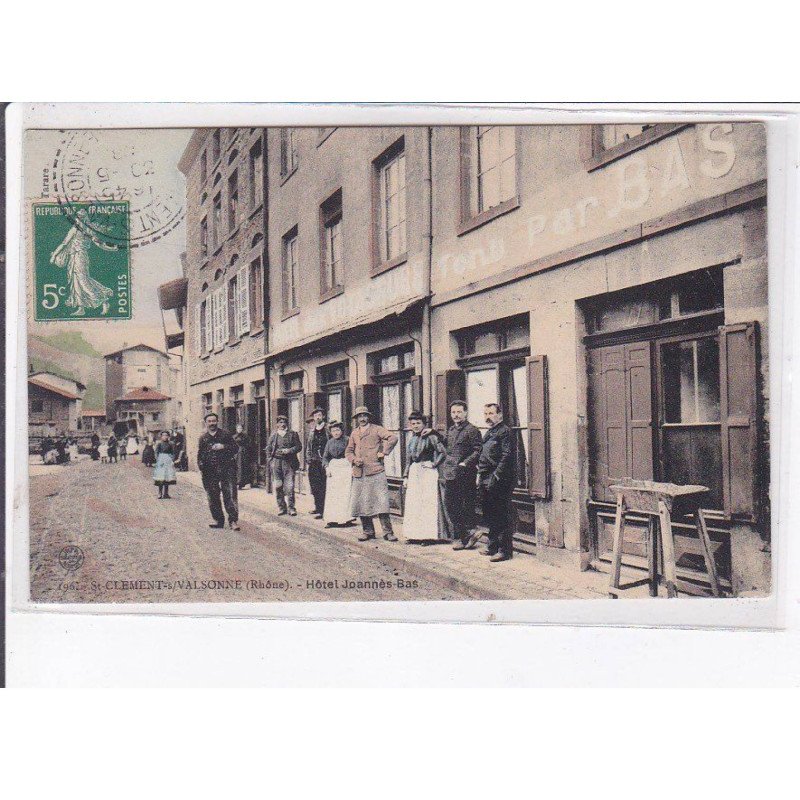 SAINT-CLEMENT-sur-VALSONNE: hôtel joannes-bas - très bon état