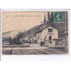 SAINT-JUST-D'AVRAY: la gare - état