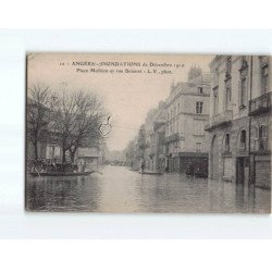 ANGERS : Inondations de 1910, Place Molière et rue Boisnet - très bon état