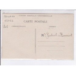 MONACO : fêtes d'aviation en 1912 (hydravion) - très bon état