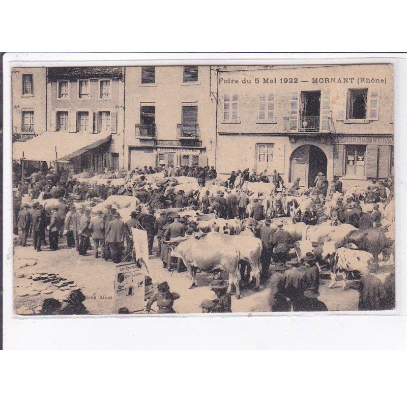 MORNANT: foire du 5 mai 1922 - état