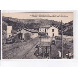 SAINT-VINCENT-de-REINS: la gare, vue intérieure, chemin de fer - très bon état