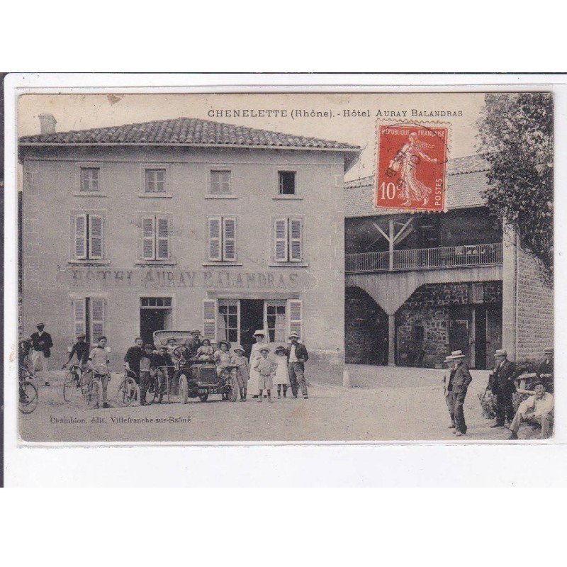 CHENELETTE: hôtel auray balandras - très bon état