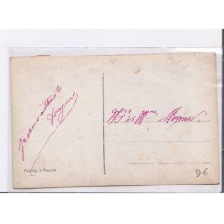 FANTAISIE - 1er avril - surréalisme: un baiser d'un petit garçon, poisson mongolfière - très bon état