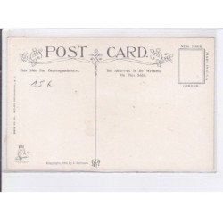 FANTAISIE - 1er avril - surréalisme: personnage en canöe et poisson géant - très bon état