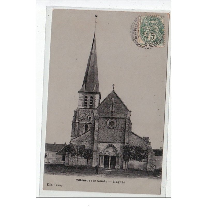 VILLENEUVE LE COMTE - L'église - très bon état