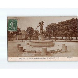 SAINT LO : Place des Beaux-Regards, Statue de Laitière Normande - très bon état