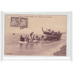 CAYEUX SUR MER - Mise à l'eau du Canot de Sauvetage - très bon état