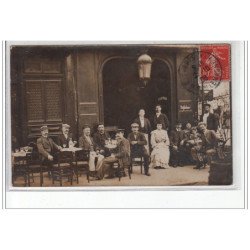 PARIS 11ème : carte photo du café Cabirou - 22 avenue de la République et 131 boulevard Richard Lenoir - très bon état