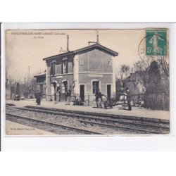 FEUGEROLLES-SAINT-ANDRE: la gare - état