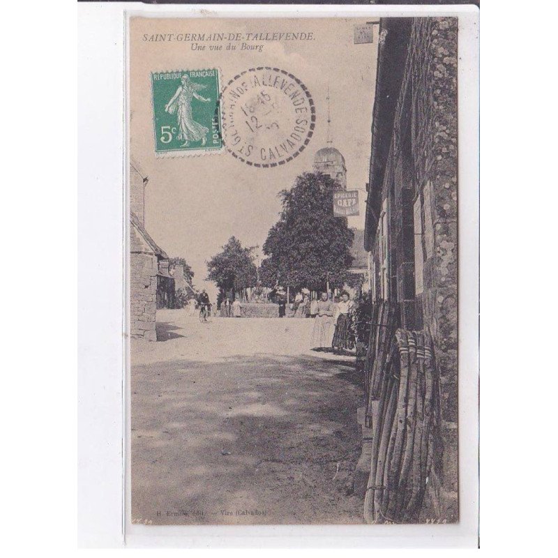SAINT-GERMAIN-de-TALLEVANDE: une vue du bourg - très bon état
