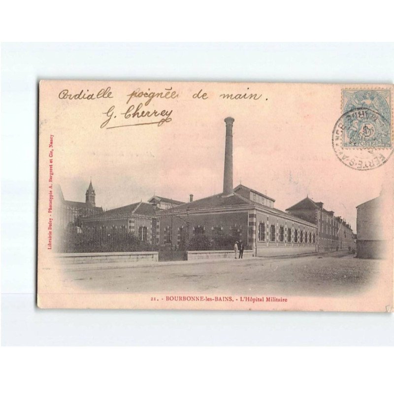 BOURBONNE LES BAINS : L'Hôpital Militaire - état BOURBONNE LES BAINS : L'Hôpital Militaire - état