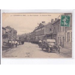 CHEMERY-sur-BAR: la route nationale, la mairie et l'école  - très bon état