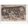 PARIS : carte photo d'un groupe de vanniers - très bon état
