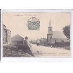 GUE D'HOSSUS: rue principale et l'église - très bon état