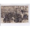 SURREALISME: photo montage, chasse, great sport shooting rabbits - très bon état