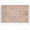 PARIS : carte photo de marchands de tapis (magasin)  - bon état (froissure)