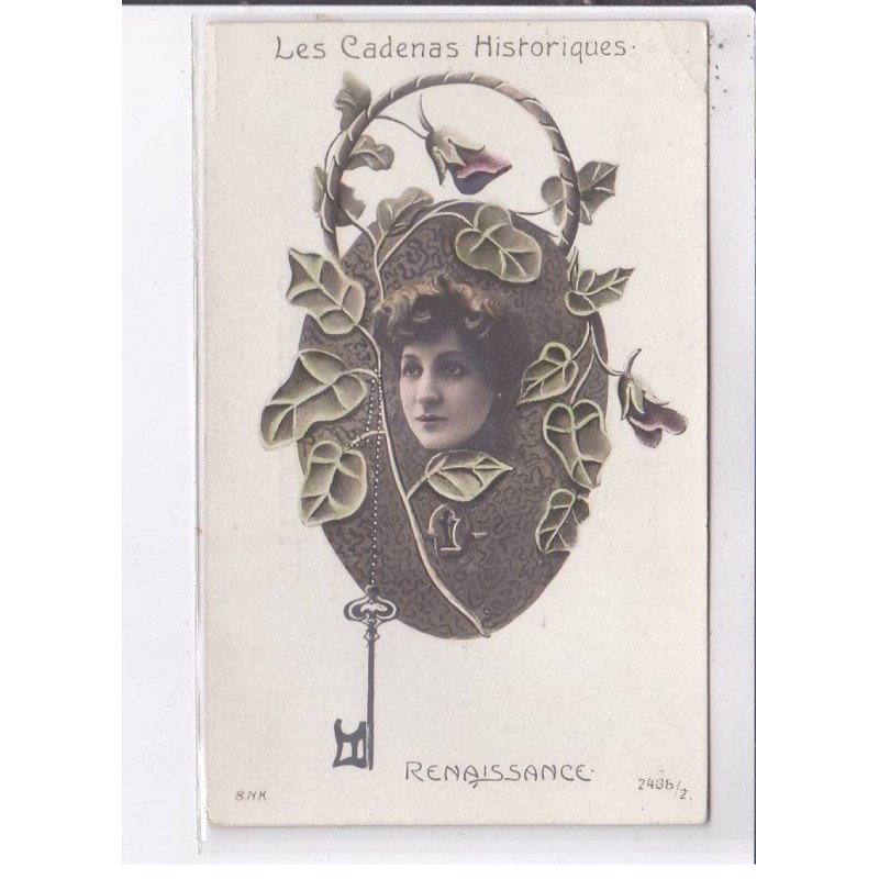 SURREALISME: photo montage, les cadenas historiques renaissance - très bon état