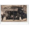PARIS : carte photo du café Gorce (angle Fontaine et Chaptal)  - état (légers plis)