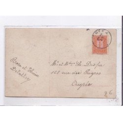 SURREALISME: photo montage, aviation, bonne année 1913 - très bon état