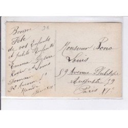 SURREALISME: photo montage, aviation, bonne fête - très bon état