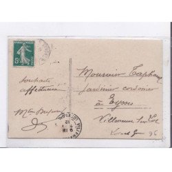 SURREALISME: photo montage, aviation, bonne année - très bon état