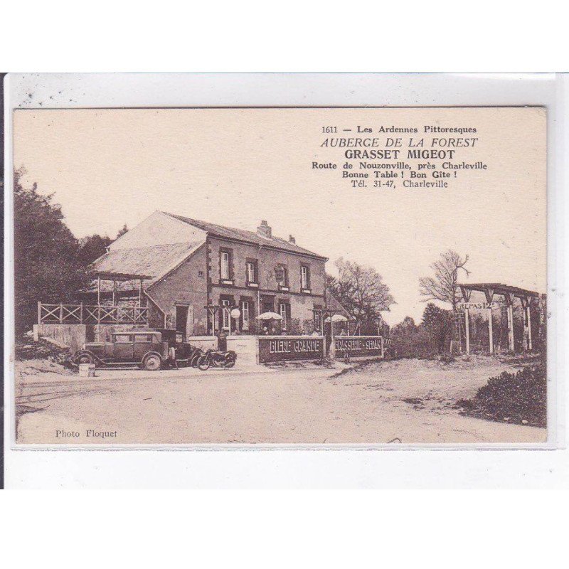 NOUZONVILLE: auberge de la forest, grasset migeot - très bon état