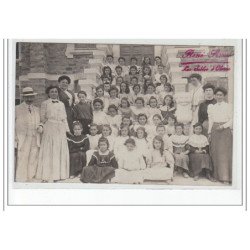 LES SABLES D'OLONNE - CARTE PHOTO - Ecole de jeunes filles - très bon état