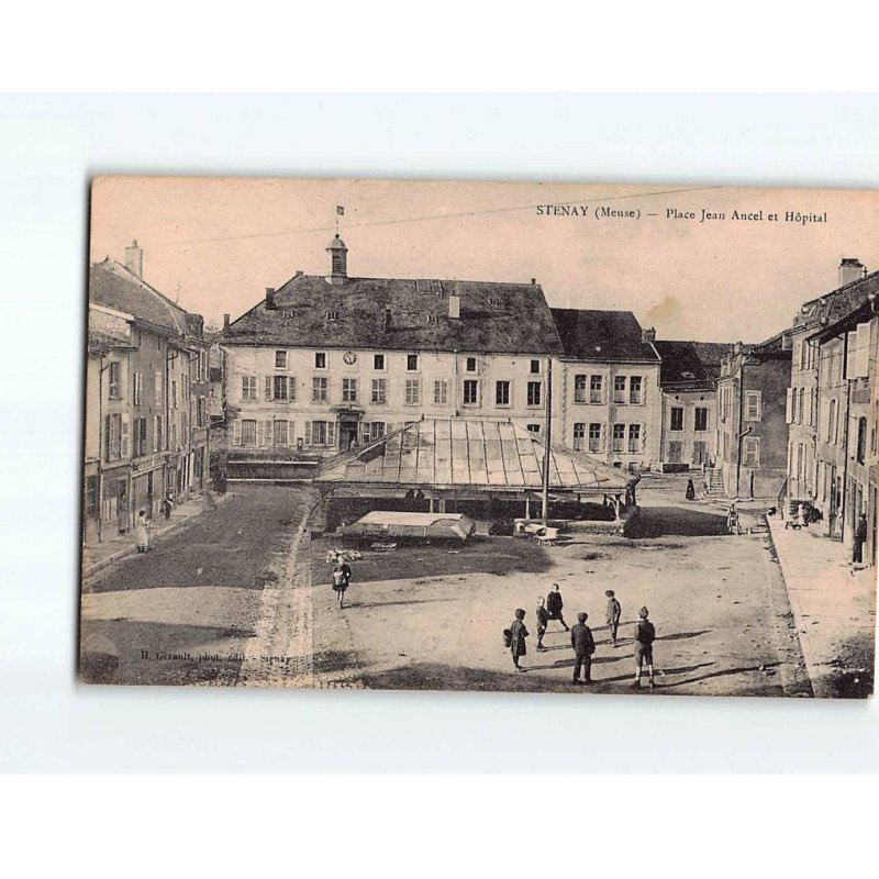 STENAY : Place Jean Ancel et Hôpital - très bon état