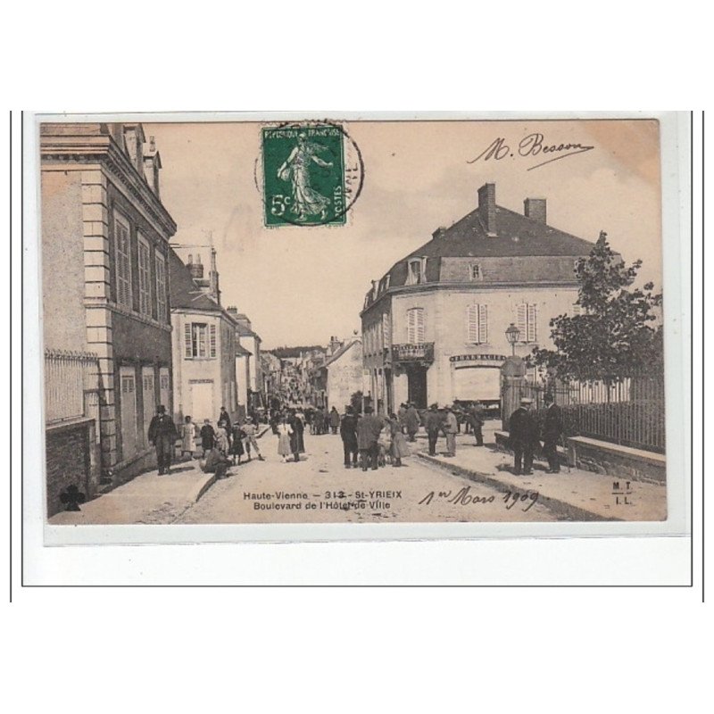 SAINT YRIEIX - Boulevard de l'Hôtel de ville - très bon état