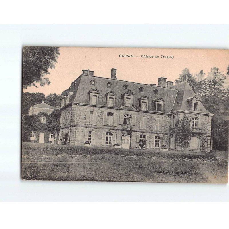 GOURIN : Château de Tronjoly - état