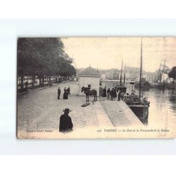 VANNES : Le port et la Promenade de la Rabine - état