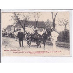 CHAMPIGNELLES: souvenir de la cavalcade 1910, char des papillons - très bon état