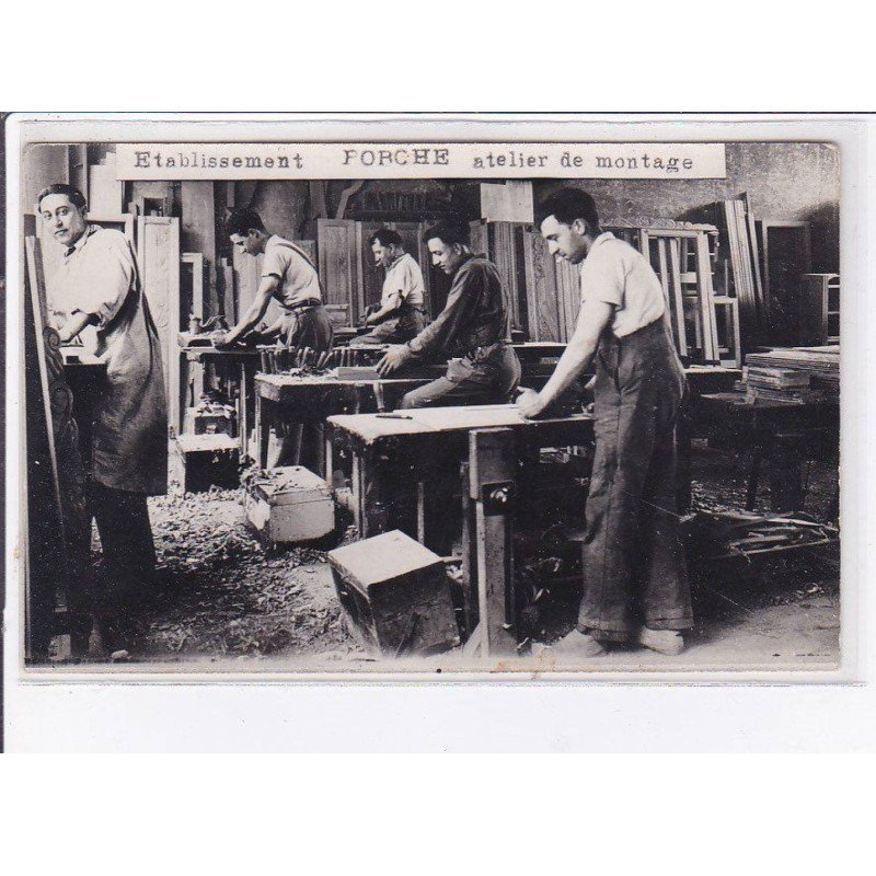 CHAMPIGNELLES: établissement porché, atelier de montage, bois - très bon état