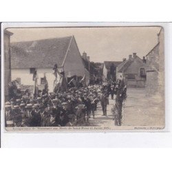 SAINT-PRIVE: inauguration de monument aux morts, 1924 - état