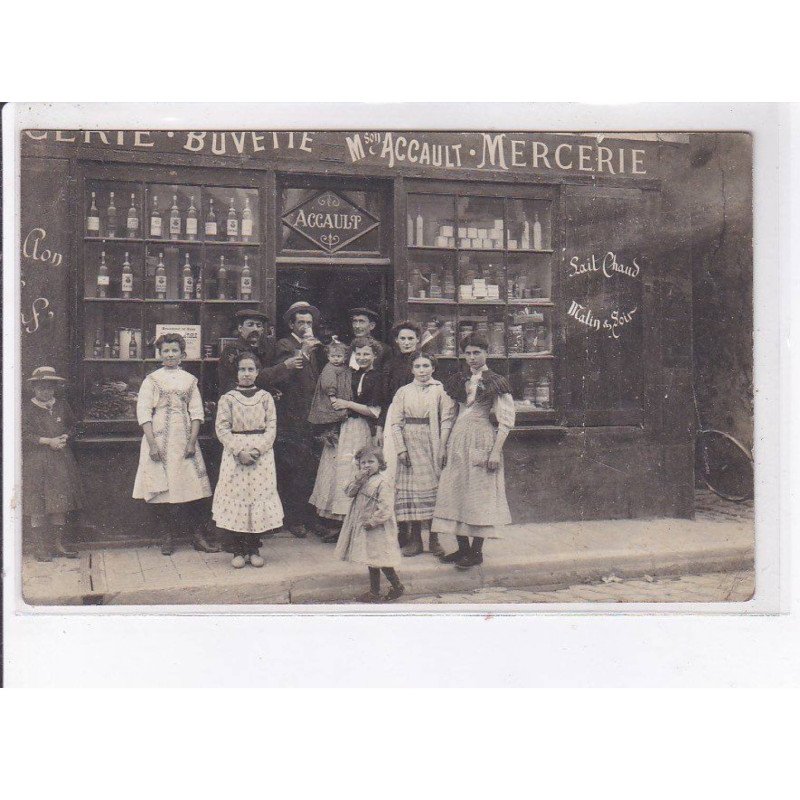 CHAMPIGNELLES: maison accault, mercerie - état