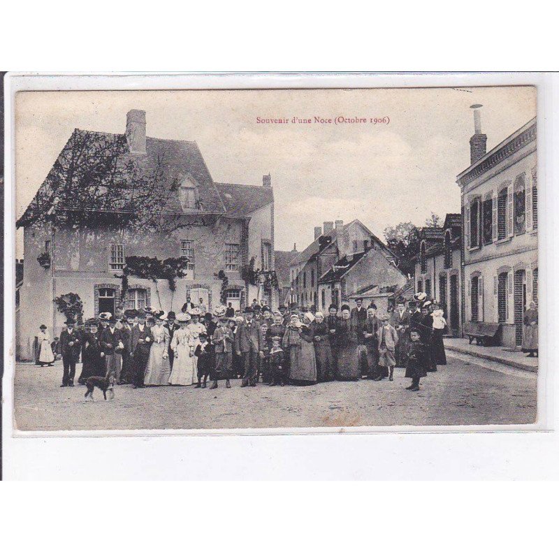 CHAMPIGNELLES: souvenir d'une noce octobre 1906 - très bon état