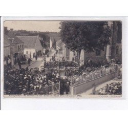 SAINT-PRIVE: inauguration de monument aux morts, 1924 - état