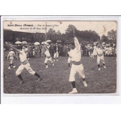 SAINT-PRIVE: fête de jeanne d'arc, 1911 - état