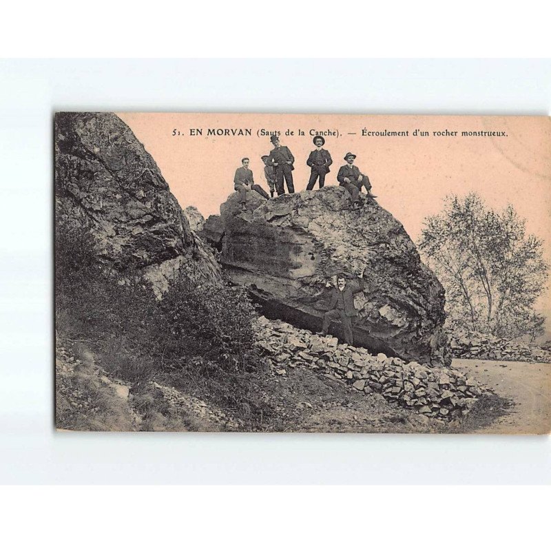 Saut de la Canche, Ecroulement d'un rocher monstrueux - très bon état