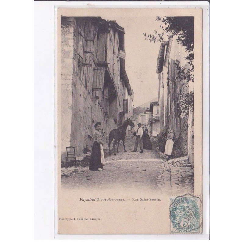 PUYMIROL: rue saint-seurin - très bon état PUYMIROL: rue saint-seurin - très bon état