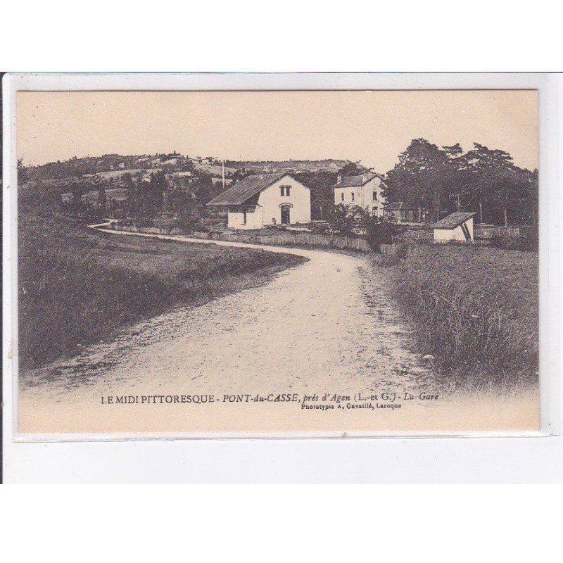PONT-DU-CASSE: la gare - très bon état