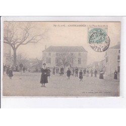 CASTILLONNES: la place saint-roch - très bon état